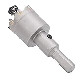 Hartmetall-Lochsäge, ohne gebrochene Kanten Kleine Schnittfestigkeit Niedrigohmige Aluminium-Lochsäge Hartmetall für Kalziumsilikatplatte für Aluminiumplatte(φ36mm)