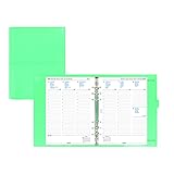 Filofax Domino Patentorganizer, A5, Türkis – Hochglanz, zeitgenössischer Einband, sechs Ringe, Wochenansicht, Kalender, Mehrsprachig, 2022 (C022515-22)