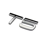 DJ Home Embleme Metall T5 T6 AWD Buchstaben Emblem Auto Trunk Aufkleber 3D Aufkleber Für Volvo V40 V90 XC60 XC90 XC40 S60 S80 C30 CA2-Tuning Zubehör Applikationen (Color Name : T5 Letter Sticker)