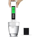 BMUT 3in1 TDS Messgerät – digitaler Wasserqualität-Tester und EC sowie Temperatur Meter, Messbereich 0-9999ppm, für Wasser, Pflanzen, Trinkwasser, Aquarien,