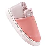 Herren Hausschuhe Damen, Herbst- und Winter-Baumwollpantoffeln Mode süße Oberbekleidung Baumwollschuhe mit weicher Sohle für Männer und Frauen Paare mit Baumwollschuhen-Rosa_39EU-40EU