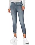 G-STAR RAW Damen Skinny Jeans Lynn 2-Zip Mid Waist Skinny Ankle Skinny, Schwarz (Worn In Chert Grey 9882-B178), 26W / 30L