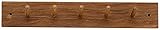 QHCS Kleiderständer Wandgarderobe Massivholz Kreative Hängende Kleiderhaken Wohnzimmertür Zurück Schlüsselrahmen Schlafzimmer Kleiderhaken Wandgarderobe (Farbe:Holz) Wohnk