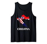 Kroatien-Flagge Tank Top
