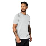Everlast Herren Oberteil T Shirt Kurzarm Atmungsaktiv Grau S