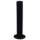 Schwarz Velvet vertikalen Turm Schmuck Armband Kette Armreif Haar Band Ring Display Ständer Halter Org