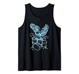 SEEMBO Eagle Playing Drums Musiker Drummer Drumming Band Tank Top