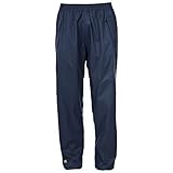 Trespass Qikpac Pant, Dark Navy, L, Kompakt Zusammenrollbare Wasserdichte Regenhose mit 3 Taschenöffnungen für Damen und Herren / Unisex, Large, B