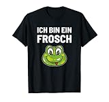 Ich Bin Ein Frosch Lustig Kostüm Karneval Fastnacht Party T-S