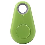 Smart Key Finder Bluetooth Tracker Item Locator Wireless Alarm Sensor Gerät für Schlüssel Geldbörsen Haustier Telefon Selfie Auslöser Alarm Erinnerung Anti-Verlust Erinnerung (Grün)