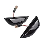 Paar Dynamische Blinker Für Opel Mokka X 2012-2020 Für Chevrolet Trax 2013-2019 Für Buick Encor(Tippe D Schwarz)