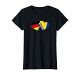 Damen Deutschland Bosnien TShirt Liebe Deutsch Bosnisch Geschenk T-S