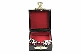Miniblings Bär Manschettenknöpfe Knöpfe mit Box Bären Braunbär Zoo Kragenbär - Herrenschmuck Manschettenknopf Cufflinks Hemdknöpfe I Holzbox ink