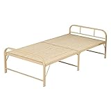 DALIZHAI777 Klappbett Faltbett-Metallplattform-Bettrahmen-Holz-Slat-Unterstützung einfach, mehrere Größen zu speichern Gästebett Klappbar (Color : 90cmx190cm)