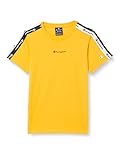 Champion Jungen American Tape T-Shirt, gelb, 12 J