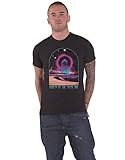 Queens of The Stone Age T Shirt Galactic Band Logo Nue offiziell Herren Schw