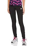 adidas Womens Essentials Linear Tight, Black/White, M