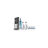 Sodastream Crystal albicv Wassersprudler mit 2 Karaffen und 4 G