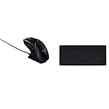 Razer Bundle bestehend aus Viper Ultimate mit Ladestation (Kabellose Gaming Maus mit nur 74g Gewicht) + Gigantus V2 XXL (Weiches & rutschfestes Mauspad) für PC / M