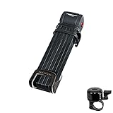 Trelock FS 300 Trigo 85 cm Faltschloss Level 3 Schwarz inkl. Fahrradkling