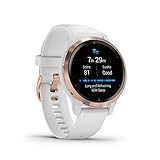 Garmin Venu 2S – schlanke GPS-Fitness-Smartwatch mit ultrascharfem 1,1“ AMOLED-Touchdisplay, umfassenden Fitness-/Gesundheitsfunktionen, über 25 vorinstallierten Sport-Apps, Garmin Music & Garmin Pay