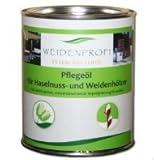 WEIDENPROFI Pflegeöl, Holzöl für Weidenzäune, Weidenöl Gebinde mit 750 ml I