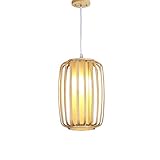 YXLMAONY Deckenlampe Kronleuchter chinesischer Stil einfache Bambus-Kronleuchter-Esszimmer-Lampe Tee-Raum-Bar-Tisch-Esstisch Massivholz-dekorativer Kronleuchter for Haus, Villa, Bar, Restaurants B