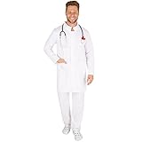 TecTake dressforfun Herrenkostüm Doktor | Knielanger Mantel | Strapazierfähige Hose (L | Nr. 301446)