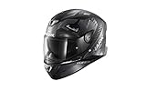 SHARK Herren NC Motorrad Helm, schwarz, L