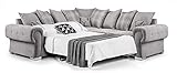 Honeypot - Sofa - Verona - 2C2 Ecksofa - 2C1 Ecksofa - 3-Sitzer Schlafsofa - Grau (2C2 Ecksofabett)