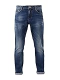 M.O.D. Herren Jeans Cornell Regular Fit - Blau - Salta Blue W28-W40 98% Baumwolle Stretch, Größe:34W / 32L, Farbvariante:Salta Blue 3382