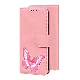 Handyhülle für Xiaomi Redmi 10 Hülle Leder, Xiaomi Redmi 10 klappbar Handytasche, Schutzhülle für Xiaomi Redmi 10 Handy Hüllen Ständer und Kartenfächer Magnetverschluss R