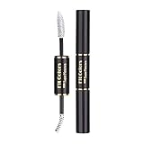 Doppelseitige Farb-Mascara,Volumen Eyelash Mascara Wasserdicht Langlebig Natürlich Augen Make-up Not Blooming - nicht glättend weiße Augenbrauen-M