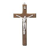 Rcevbocc Holz Jesus Kreuz Anhänger Christus Leiden Statue Kreuz Religiöse Gebet Jesus Jesus Jesus Kreuz Dekoration Home Office Auto Kapelle O