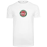 MERCHCODE Herren Coca Cola Retro Tee T-Shirt, White, XXXL