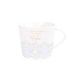 Grafik Werkstatt Kaffee-Tasse mit 100 % Echtgold | Porzellan Tasse | 420 ml | M