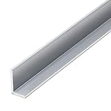 thyssenkrupp Winkelprofil Aluminium 40 x 10 x 2 mm in 1500 mm Länge | Aluwinkel ungleichschenklig | EN AW-6060
