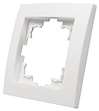 MC POWER - 1-fach Rahmen | FLAIR | weiß,