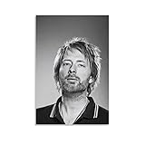 Thomas Edward Yorke Noah Childhood Radiohead England Rock Band Poster Leinwand Wandkunst Zimmer Dekor Bilder für Schlafzimmer Wandkunst Geschenke Dekor für Männer Frauen Poster und Drucke 20 x 30