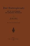 Der Entropiesatz oder der zweite Hauptsatz der mechanischen W