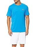 Superdry Herren ACTIVE CAMO JACQUARD T-Shirt, Blau (Electric Blue), L