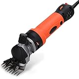 Schafschere, 850 Watt 6 Geschwindigkeit professionelle Hochleistungs-elektrische Scher-Clippers, Tierpfleger-Clippers, um Pelzwolle in Schafen, Ziegen, Farm zu rasieren,9 Tooth C
