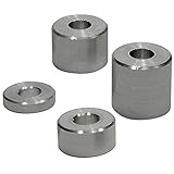 Distanzhülsen 8x4,2x10 mm (20 Stück) Edelstahl A2 aus Vollmaterial Madenschrauben Abstandshülsen Distanzbuchsen Edelsahlhülse Abstandsbuchsen Abstandhalter Rohrbuchse | AG-BOX®