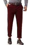 BRAX Herren Regular Fit Chino Hose Style Everest Chino Stoffhose Baumwolle, Orange (PUMPKIN), 58