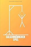 Galgenmännchen Spiel: Gesellschaftsspiele I Wortspiele I Mini Spiele I Reisespiel I Trinkspiel Tolles Geschenk für die ganze Familie und F