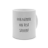 XXL-Tasse mit eigenem Text Bedrucken Lassen - XXL Riesen Kaffeebecher mit Wunschtext oder Sp