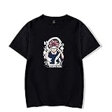 De.Pommeyeux 2021 Anime Food Wars Shokugeki no Soma T-Shirt aus 100% Baumwolle für Damen und Herren, lässig, kurzärmelig Gr. L, Schw