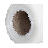 Baufolie Abdeckfolie transparent 4000 x 0,10 mm x 50 m reißfest w