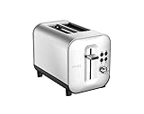 Krups Excellence KH682D10 Toaster mit 2 Schlitzen, Edelstahl, Thermostat mit 8