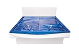 Aqua Sense 2X Wasserkern inkl. Liner/Schutzfolie + 2X cond. - ersatzset für Wasserbett/Wasserbettmatratze Größe - 180 x 200 cm Dual - Softside: Innen keilförmig 20-23 cm - Beruhigung 80%